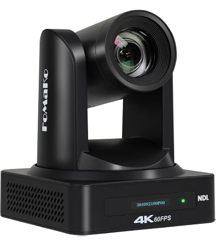 Amazon.co.jp: FoMaKo NDI PTZカメラ AI自動追尾 20倍光学ズーム